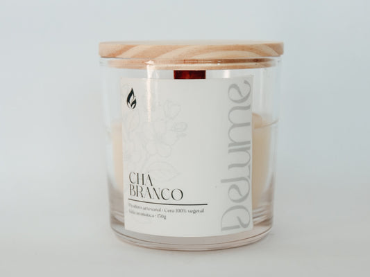 Vela Chá Branco